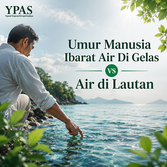 Umur Manusia Ibarat Air Di Gelas vs Air di Lautan
